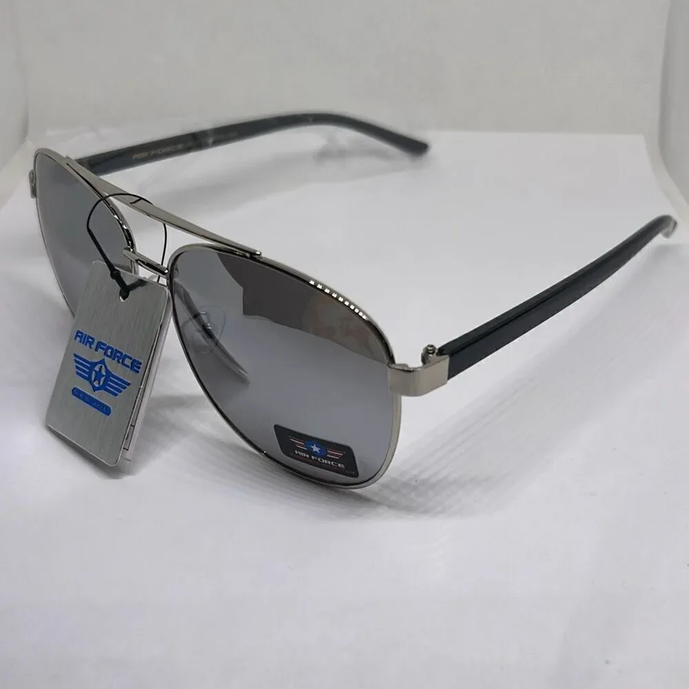Aviator Mens Mirrored Air Force Sunglasses